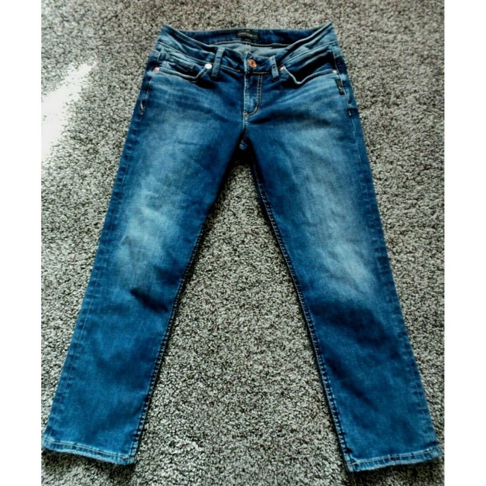 Women's Silver SUKI 6 Crop Capri Jeans
